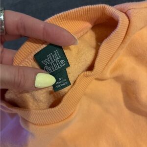 wild fable Peach Crewneck Sweatshirt